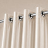 Silk Curtain - Ivory White