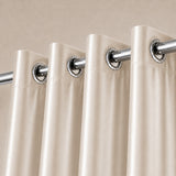 Silk Curtain - Ivory White
