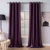 Silk Curtain -  Deep Plum Purple