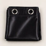 Silk Curtain - Deep Black