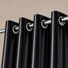 Silk Curtain - Deep Black