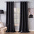 Silk Curtain - Deep Black
