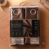Silk Curtain Chocolate Brown