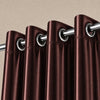 Silk Curtain Deep Burgundy