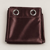 Silk Curtain Deep Burgundy