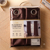 Silk Curtain Deep Burgundy