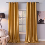 Silk Curtain - Golden Musturd