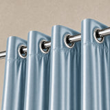 Silk Curtain - Light Sky Blue