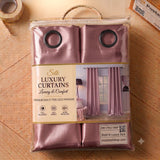 Silk Curtain - Soft Blush Pink