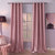 Silk Curtain - Soft Blush Pink