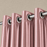 Silk Curtain - Soft Blush Pink