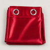 Silk Curtain - Rich Crimson Red