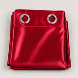 Silk Curtain - Rich Crimson Red