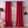Silk Curtain - Rich Crimson Red