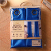 Silk Curtain - Royal Blue