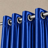 Silk Curtain - Royal Blue
