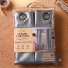 Silk Curtain - Silver Gray