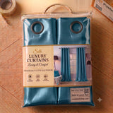 Silk Curtain - Deep Teal