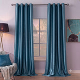 Silk Curtain - Deep Teal