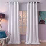 Silk Curtain - Pure White