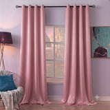 Silk Curtain - Rosy Pink