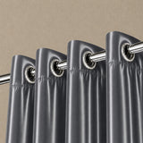 Silk Curtain - Charcoal Gray