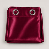 Silk Curtain Deep Burgundy
