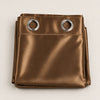 Silk Curtain - Bronze Brown