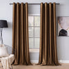 Silk Curtain - Bronze Brown