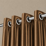 Silk Curtain - Bronze Brown