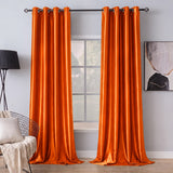 Silk Curtain Orange