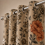 Duck Cotton Curtain Floral Garden