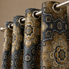 Duck Cotton Curtain Royal Bloom