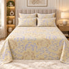 4 Pillow Cotton King Bed Sheet - Pearl Essence