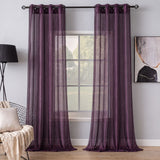 Sheer Curtains Plum Purple