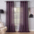 Sheer Curtains Plum Purple