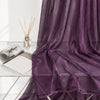 Sheer Curtains Plum Purple