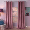 Plain Velvet Curtain Rose