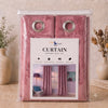Plain Velvet Curtain Rose
