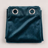 Plain Velvet Curtain Teal