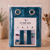 Plain Velvet Curtain Teal