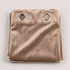 Plain Velvet Curtain Beiges