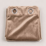 Plain Velvet Curtain Beiges
