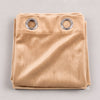 Plain Velvet Curtain Ivory