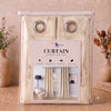 Plain Velvet Curtain Ivory