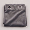 Plain Velvet Curtain Charcoal