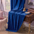 Plain Velvet Curtain Royal Blue