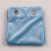 Plain Velvet Curtain Sky Blue