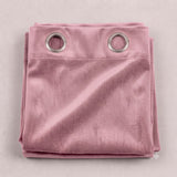 Plain Velvet Curtain Lilac Rose