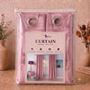 Plain Velvet Curtain Lilac Rose